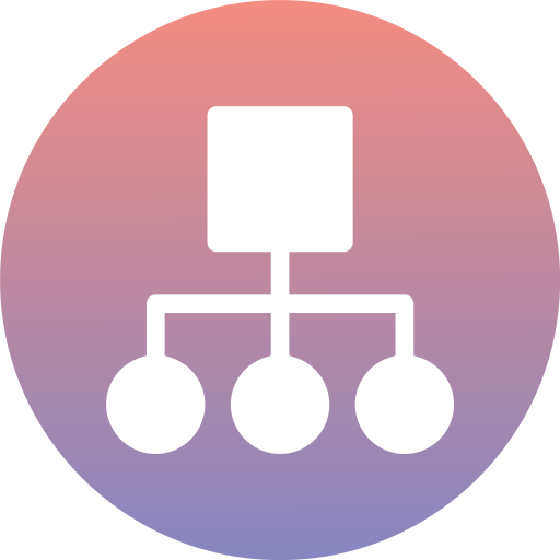 diagram Generic Flat Gradient ikona