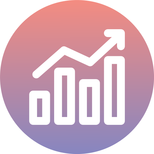 Statistics Generic Flat Gradient icon