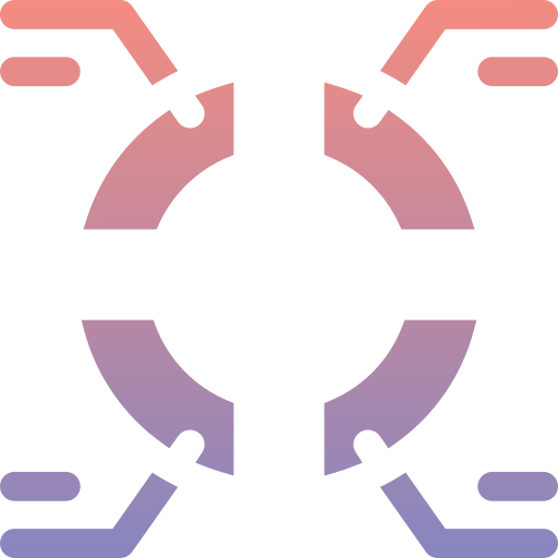 grafico circolare Generic Flat Gradient icona