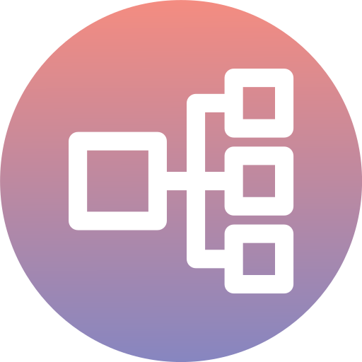 diagram Generic Flat Gradient ikona