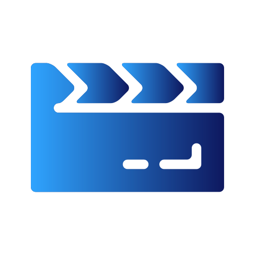 Clapperboard Generic Flat Gradient icon