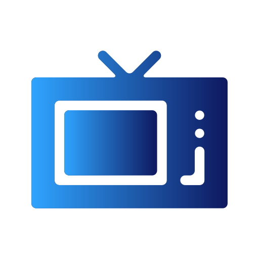 televisor Generic Flat Gradient icono