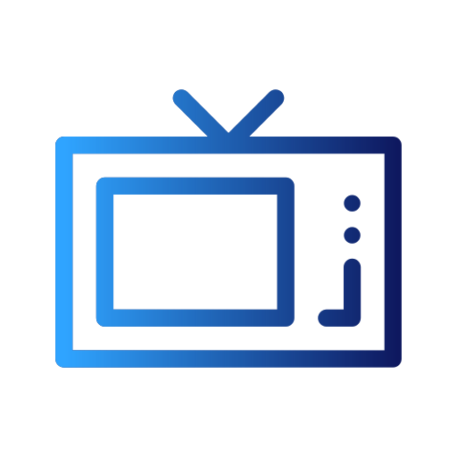 テレビ Generic Gradient icon