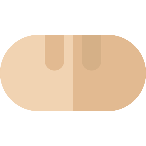 빵 Basic Straight Flat icon
