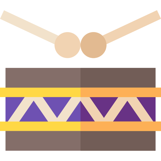 Drum Basic Straight Flat icon