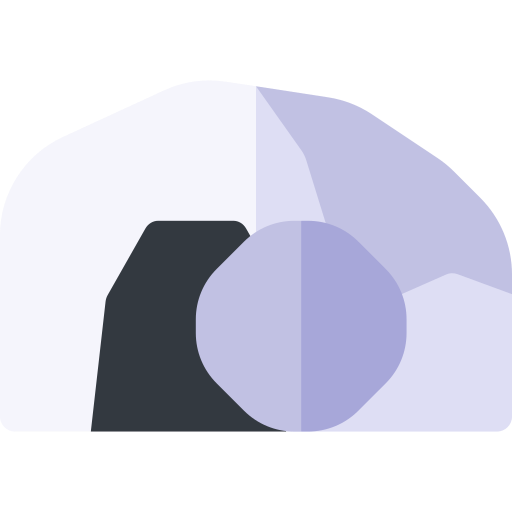 höhle Basic Rounded Flat icon