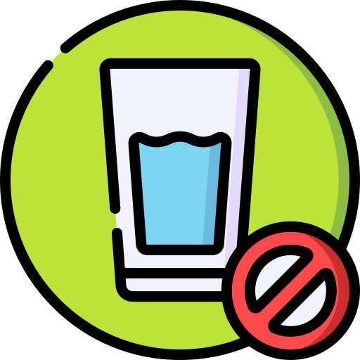 no beber Special Lineal color icono
