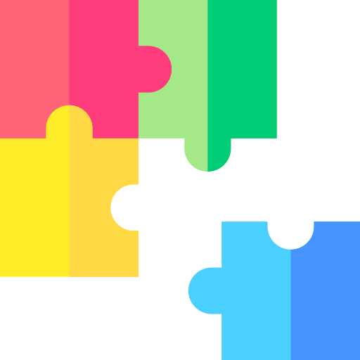 Puzzle Basic Straight Flat icon