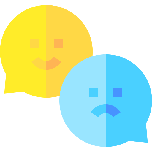 Emotions Basic Straight Flat icon