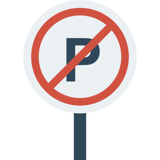 No parking Dinosoft Flat icon