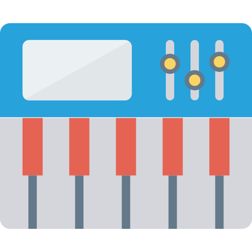 ピアノ Dinosoft Flat icon