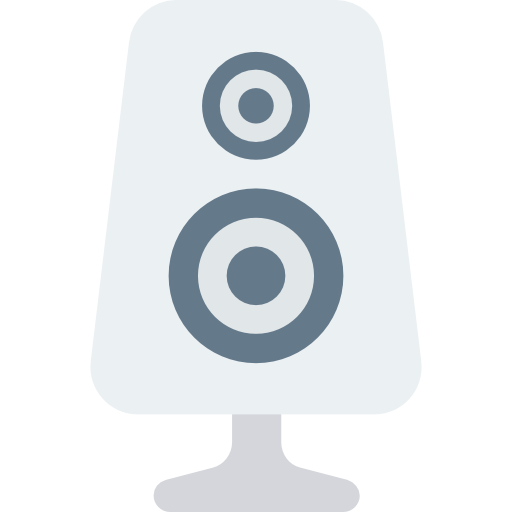 Speaker Dinosoft Flat icon