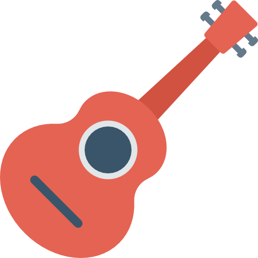 Guitar Dinosoft Flat icon