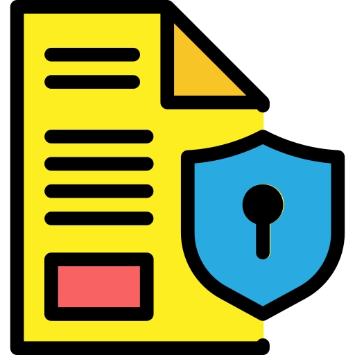 ファイルのセキュリティ Generic Outline Color icon