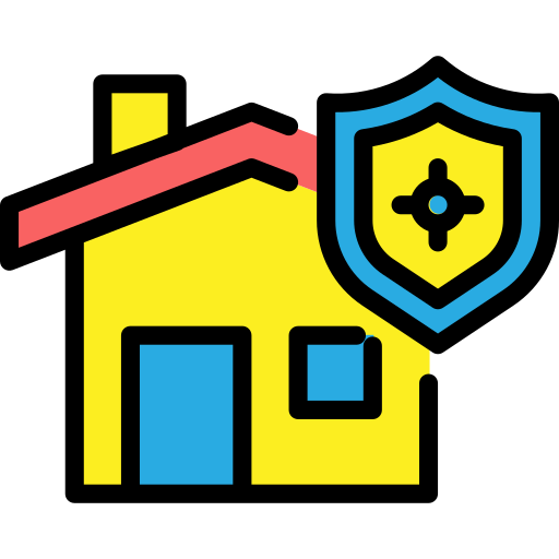 seguridad de casa Generic Outline Color icono