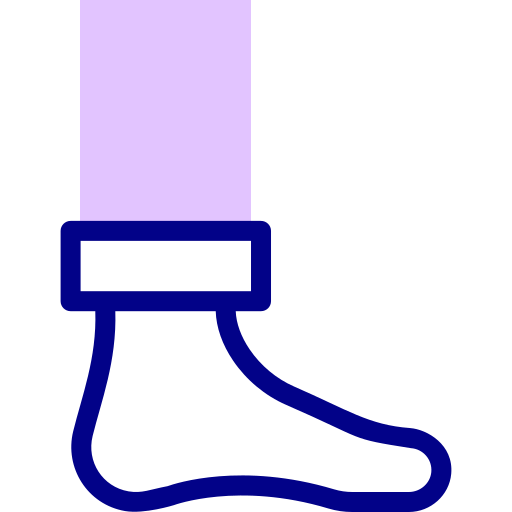 裸足 Detailed Mixed Lineal color icon