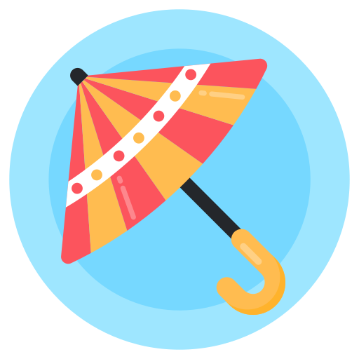 paraplu Generic Circular icoon