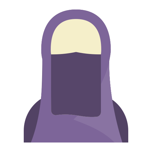 niqab Generic Flat Icône