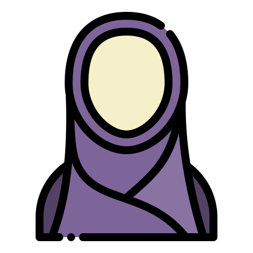 イスラム教徒の女性 Generic Outline Color icon
