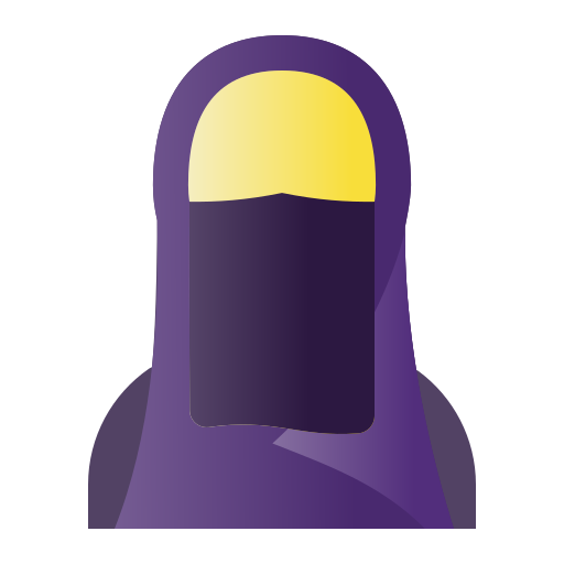 niqab Generic Flat Gradient icon