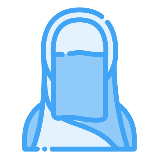 niqab Generic Blue icona
