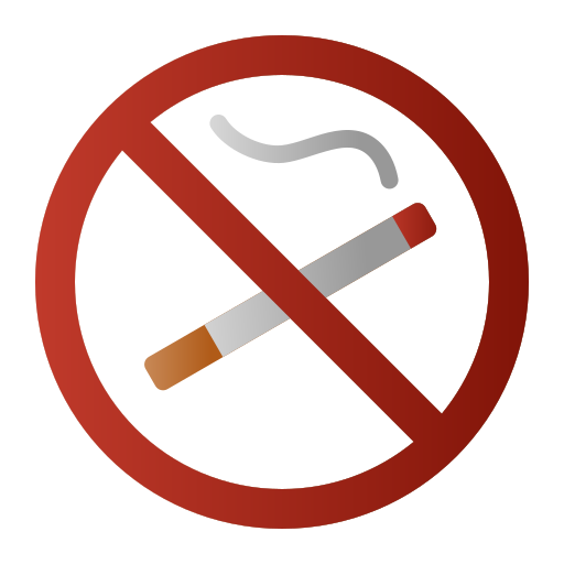 No smoke Generic Flat Gradient icon