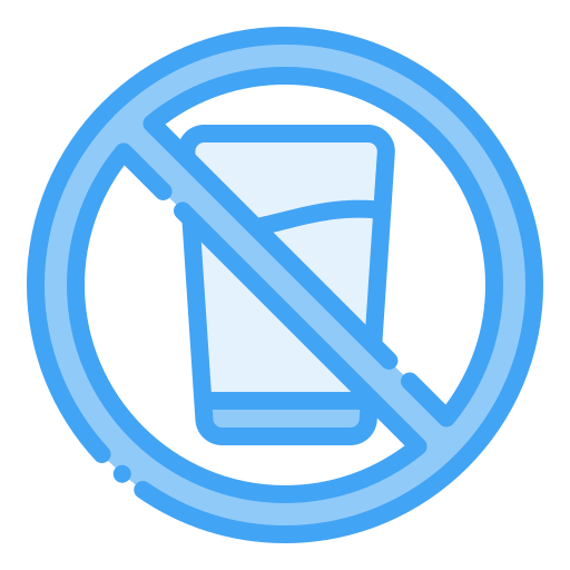 Нет пить Generic Blue иконка