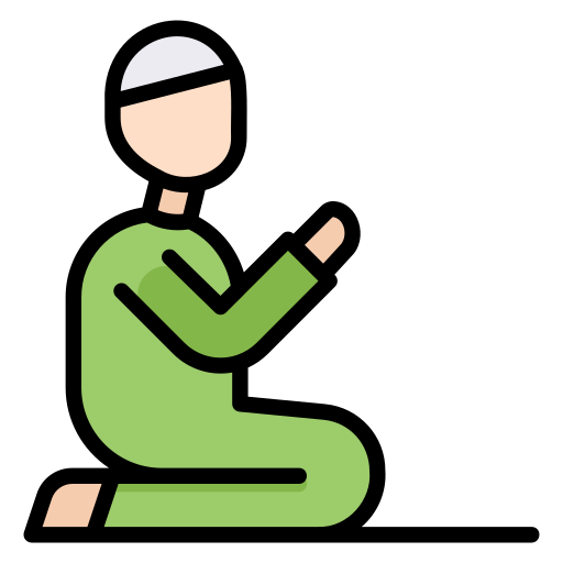 Praying Generic Outline Color icon