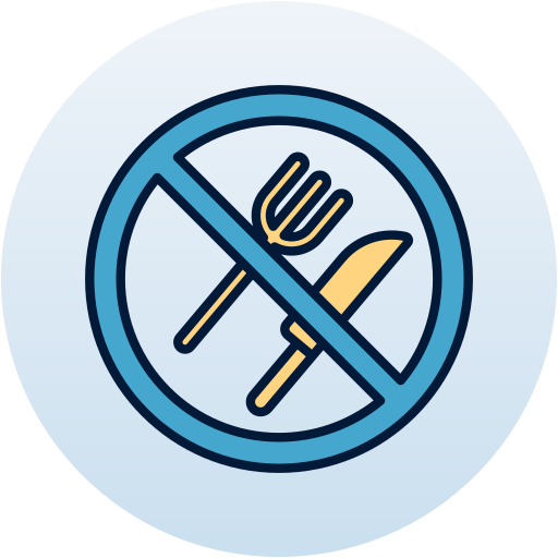 No food Generic Circular icon