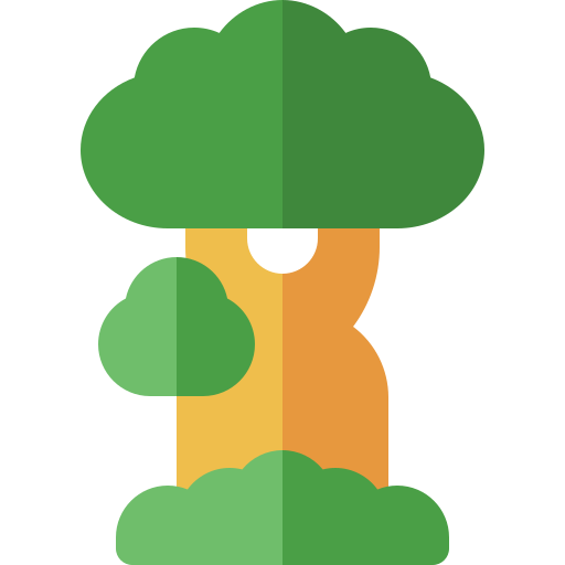 baobab Basic Rounded Flat Icône