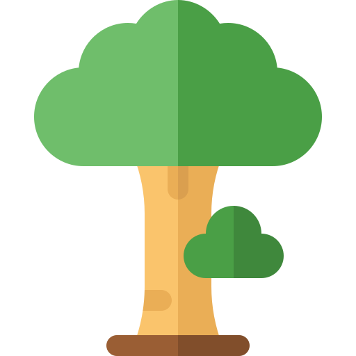 eucalipto Basic Rounded Flat icono