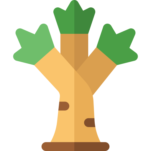 drzewo jozuego Basic Rounded Flat ikona
