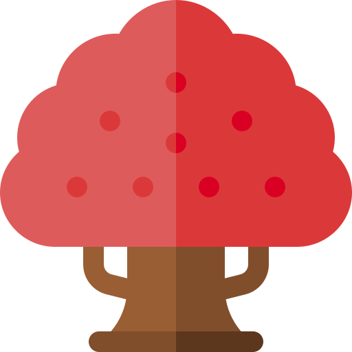 체리 나무 Basic Rounded Flat icon