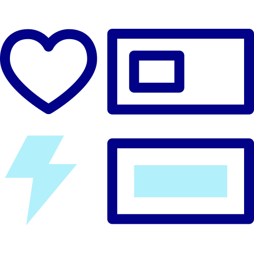 에너지 Detailed Mixed Lineal color icon