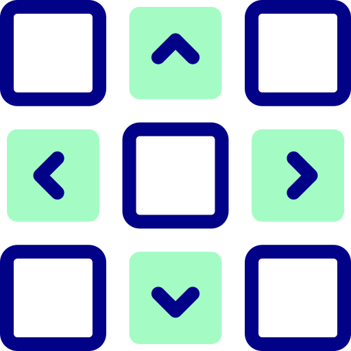 Buttons Detailed Mixed Lineal color icon