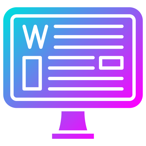Wikipedia Generic Flat Gradient icon