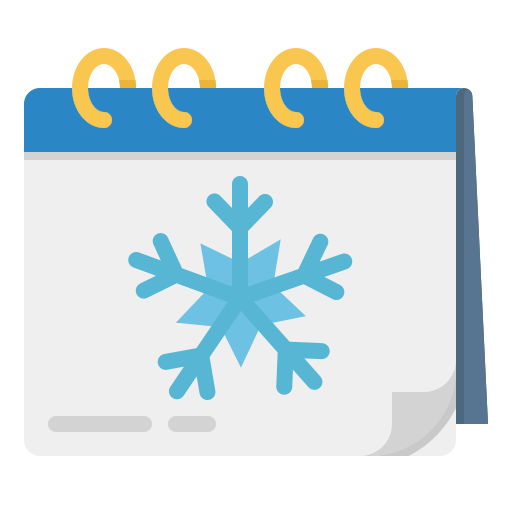 copos de nieve Generic Flat icono