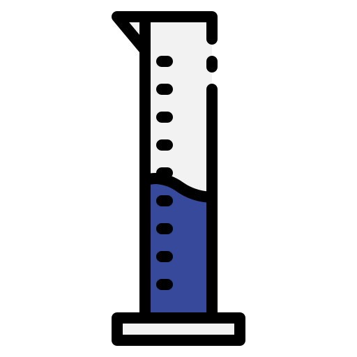 vaso medidor Generic Outline Color icono