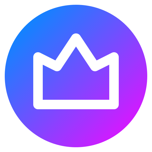 Crown Generic Flat Gradient icon