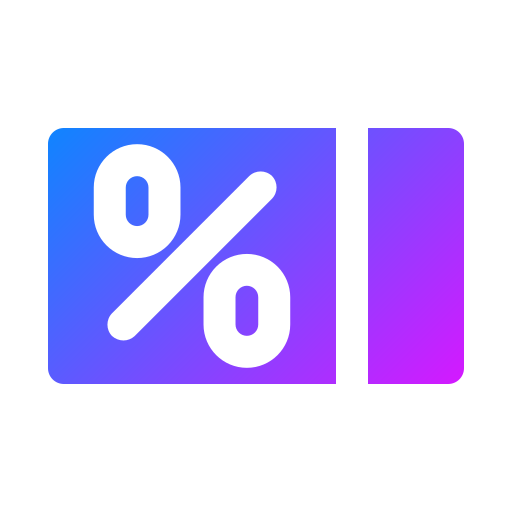 Discount Generic Flat Gradient icon