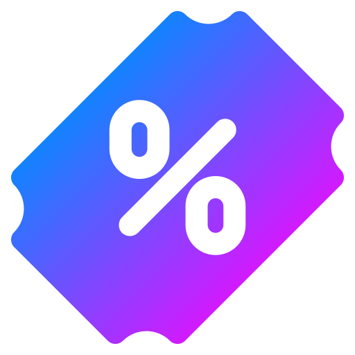 チケット Generic Flat Gradient icon