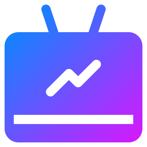 テレビ Generic Flat Gradient icon