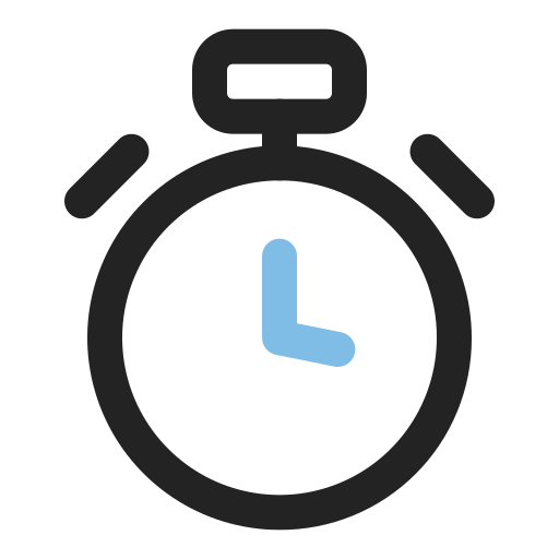 stopwatch Generic Outline Color icoon