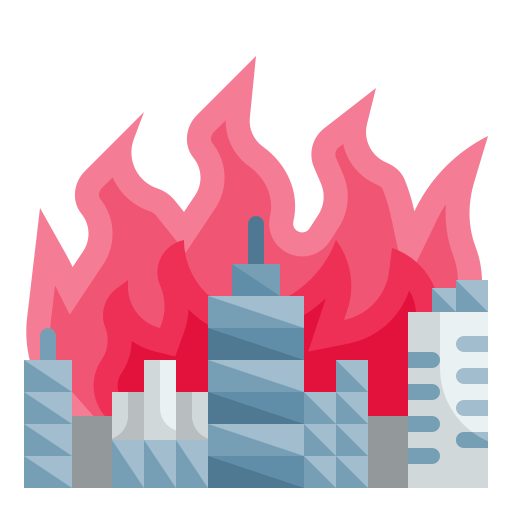 Burning Wanicon Flat icon