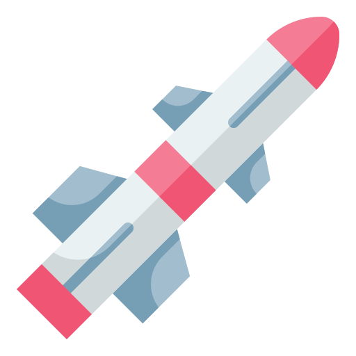 Missile Wanicon Flat icon