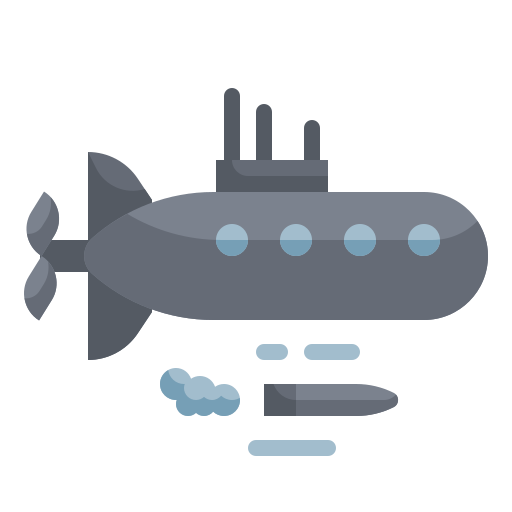 sous-marin Wanicon Flat Icône