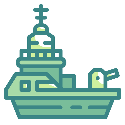 buque de guerra Wanicon Two Tone icono