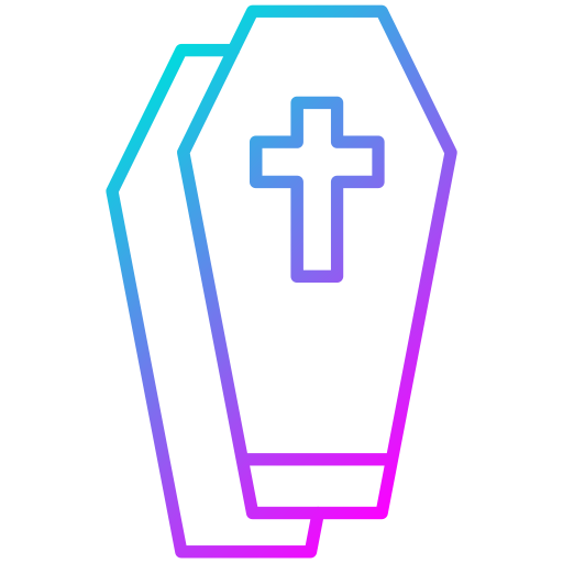 Coffin Generic Gradient icon