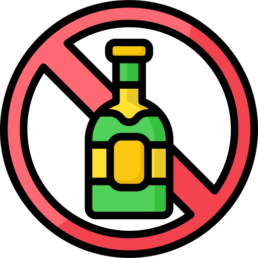 niente alcool Generic Outline Color icona