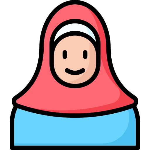 Muslimah Generic Outline Color icon